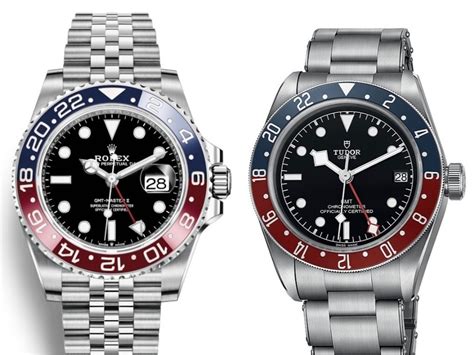 tudor gmt compared rolex gmt|tudor pepsi gmt.